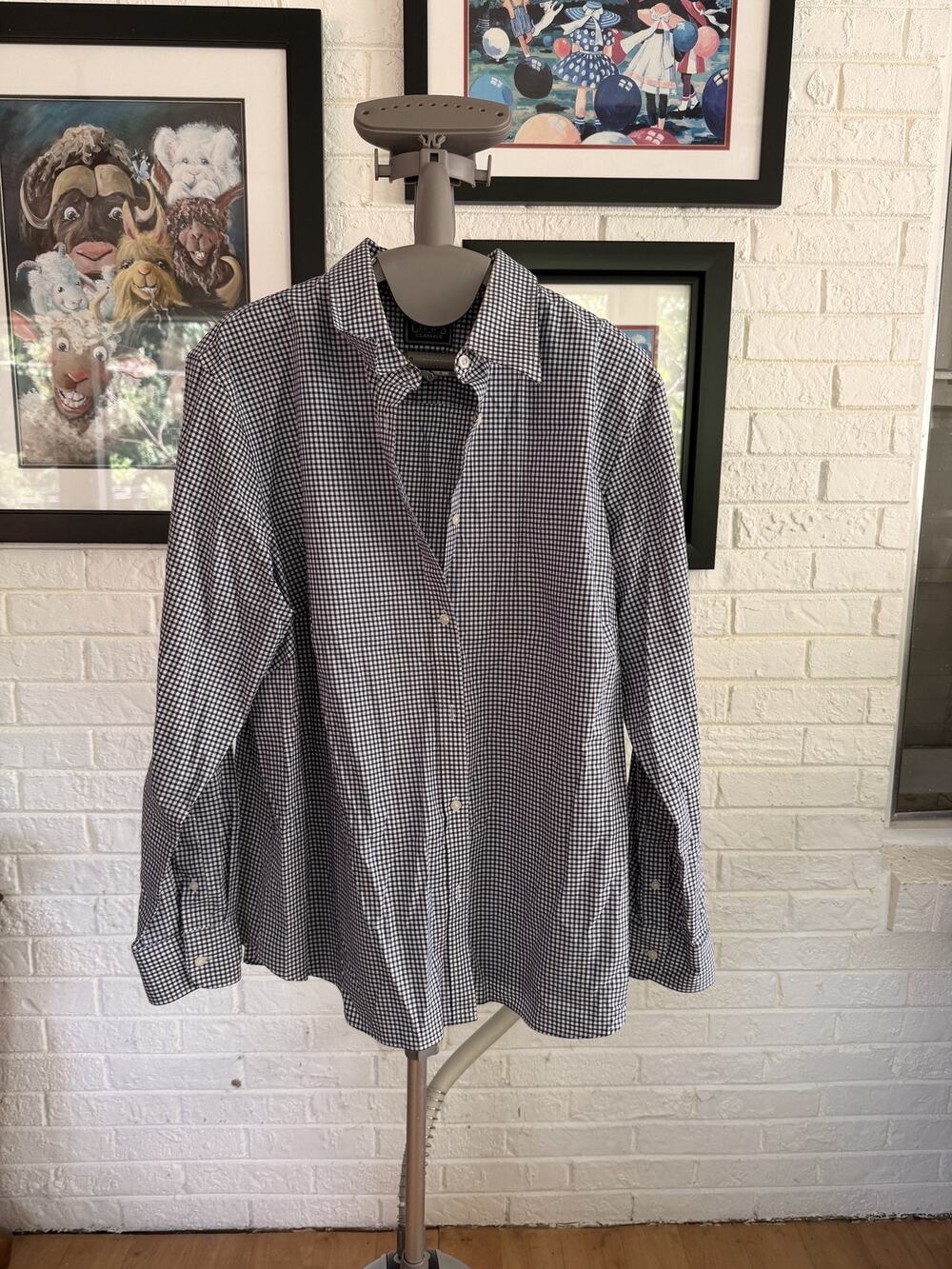Chaps Classic Button-Up Shirt Women's Medium